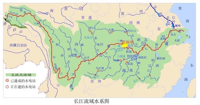 长江干流宜昌以上为上游,长4504公里,流域面积100万平方公里,其中