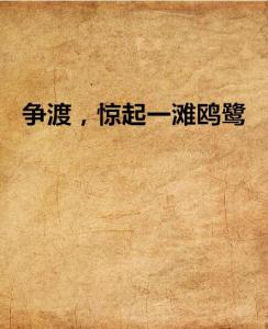 争渡惊起一滩鸥鹭