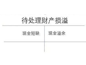 待处理财产损溢