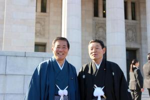 现代纹付羽织袴