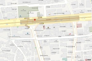 梨泰院位置及交通图