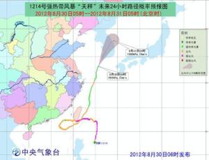 台风“天秤”路径图
