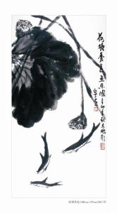 白丁作品——荷塘秀色