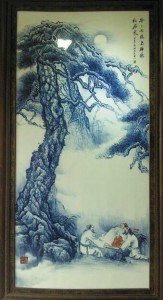 青年陶瓷艺术家邓利的青花作品