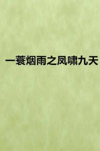 如何读懂一蓑烟雨 300