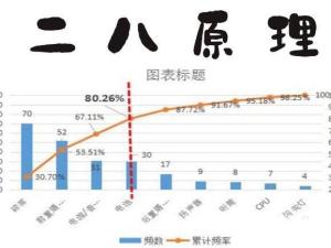 帕累托图（二八原理）