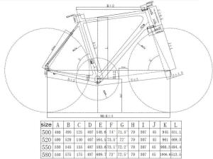 公路车尺寸图片
