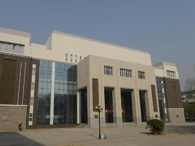 河北正定中学校园一角