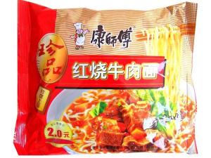 康师傅红烧牛肉面