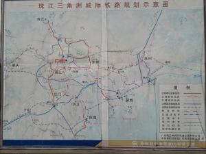 珠三角城际铁路网规划图