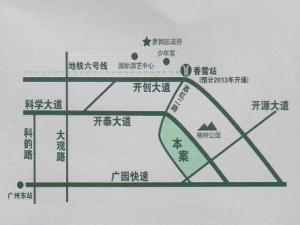 万科东荟城位置图