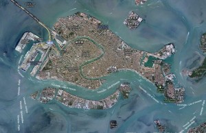 威尼斯卫星地图