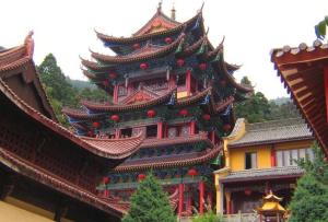 工天目山昭明寺建筑之藏经楼