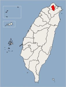 台北市在台湾的地理位置