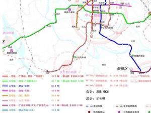 佛山地铁2号线线路图