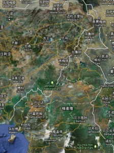 喀麦隆卫星地图
