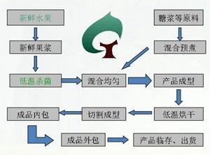 水果条制作加工工艺流程