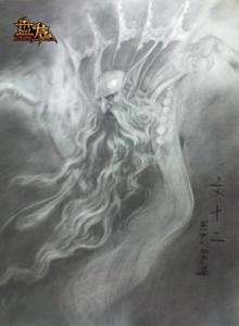 龙迷原创《盘龙》人物手绘