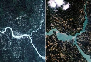 唐家山堰塞湖形成过程