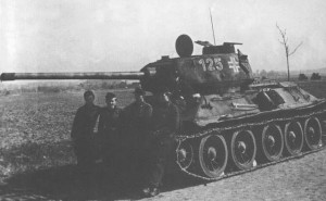 德军的T-34坦克