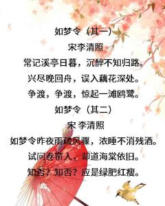 如梦令 - 搜狗百科