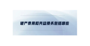 共益债务