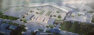 梁平南站综合交通枢纽概念图