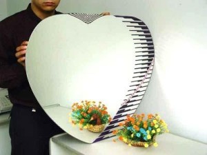花型镜子