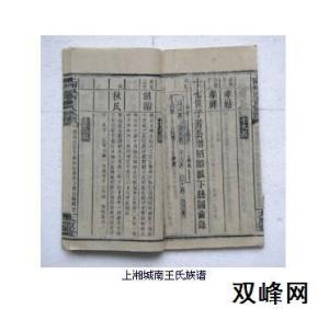 上湘王氏四修族谱王廷钧秋瑾夫妇的记载
