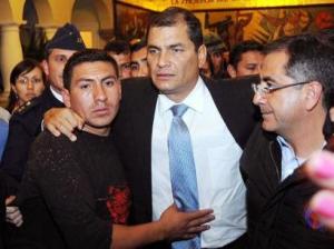 2010年厄瓜多尔军警骚乱中科雷亚总统险遭杀害