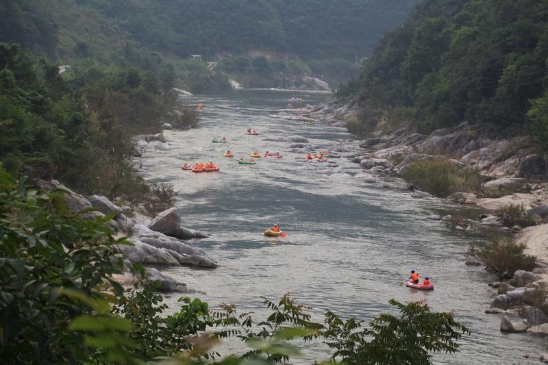 汶水河宁陕县筒车湾镇段