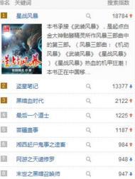 小说排行榜