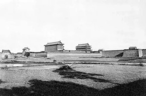 古代西安城墙旧照