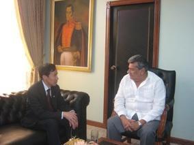 驻厄瓜多尔大使蔡润国访问埃尔奥罗省