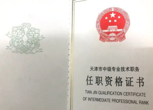 专业技术职称