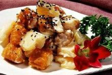 菠萝油条虾