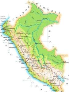 秘鲁渔场地图图片