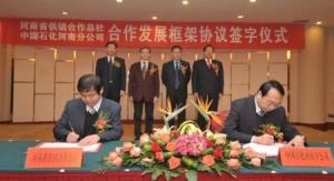 河南省供销社联姻中石化河南石油分公司