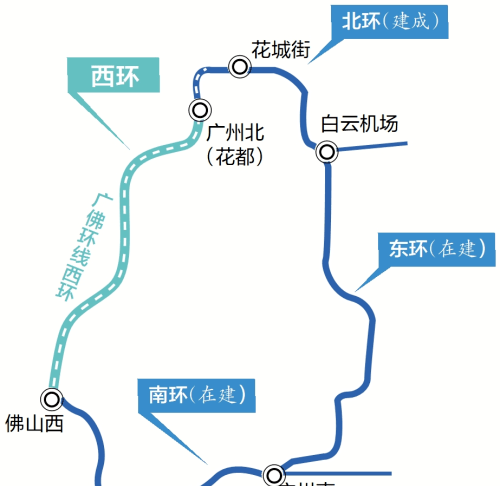 广佛环线地铁线路图图片