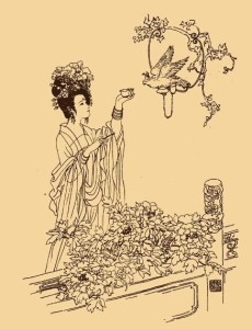 玉环与鹦鹉