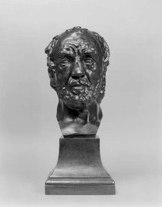 塌鼻男人-罗丹作品