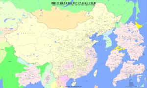 中国LNG气化站的分布情况