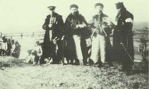 黎元洪指挥炮兵作战