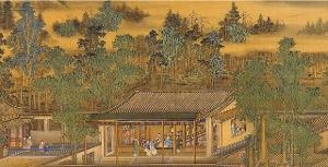 七月乞巧图