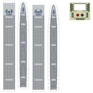 京基100纸模图纸