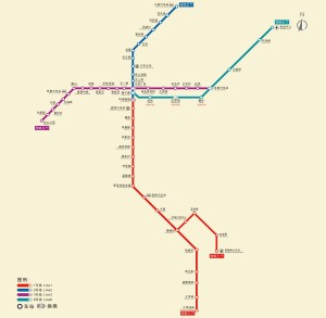 运营线路图（2017年10月）