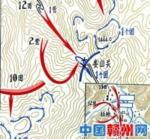 娄山关战斗态势图