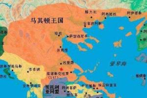 马其顿王国地图 马其顿王国地图