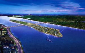 河心岛项目效果图