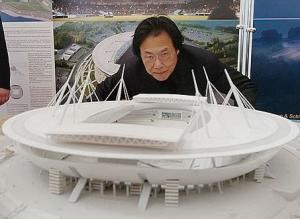 黑川纪章设计圣彼得堡太空船